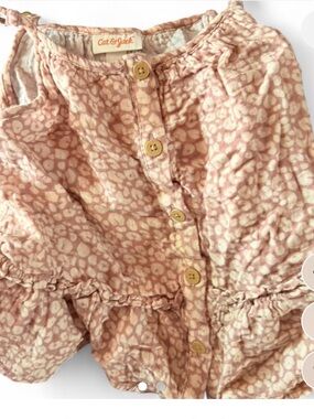 Cat & Jack Blush Pink Floral Ruffle Skirt